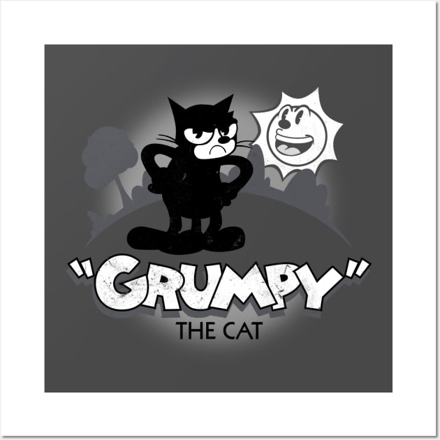 Cranky Cat Wall Art by trapperjon